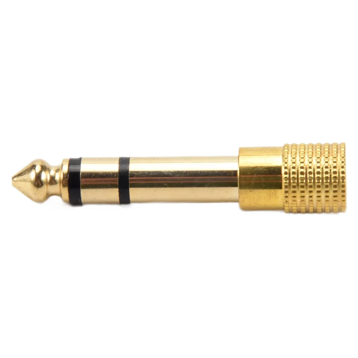 Stereo Gold Plug Headphone Adapter 1/4 Inch Male to 1/8 Inch Female High Quality Audio Cable Converter