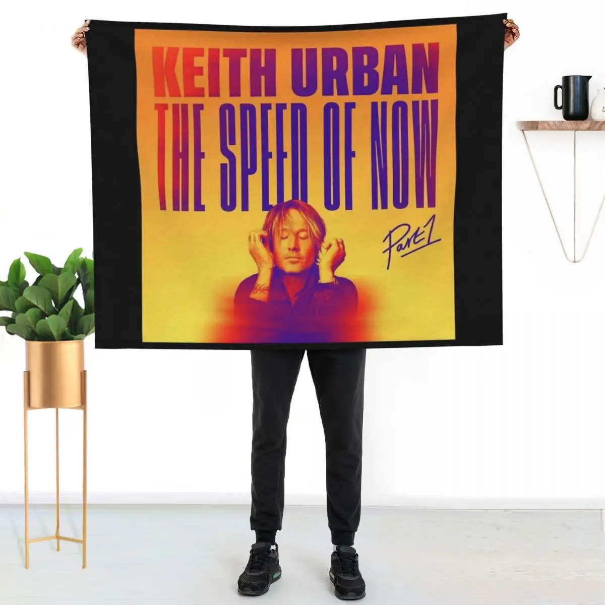 

Keith Urban THE SPEED OF NOW Throw Blanket Long Lasting Soft Plush Blanket for Daily Use