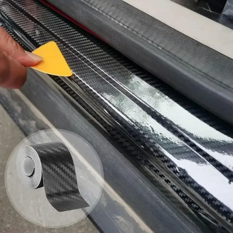 Waterproof Double Sided Tape Protective Strip Car Vehicle Accessories Door Frame Slip-resistant Paste Proof Rearview Mirror Home