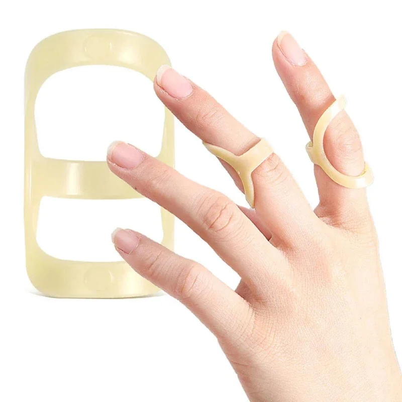 2Pcs Finger Splint Bracket Protector Straightening Arthritis Finger Splint Fixed Adjustable Broken Finger Joint Stabilizer