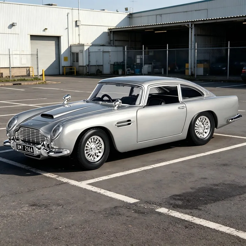 

1:24 DB5 007 Car Model Simulation Alloy Model Vehicle Hobby Collecting Static Ornaments Gifts Toys