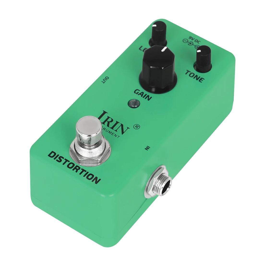 IRIN XG-5 Pedal de efeito de distorção de guitarra Analógico Digital Pedal de distorção para guitarra elétrica True Typass Acessórios de guitarra