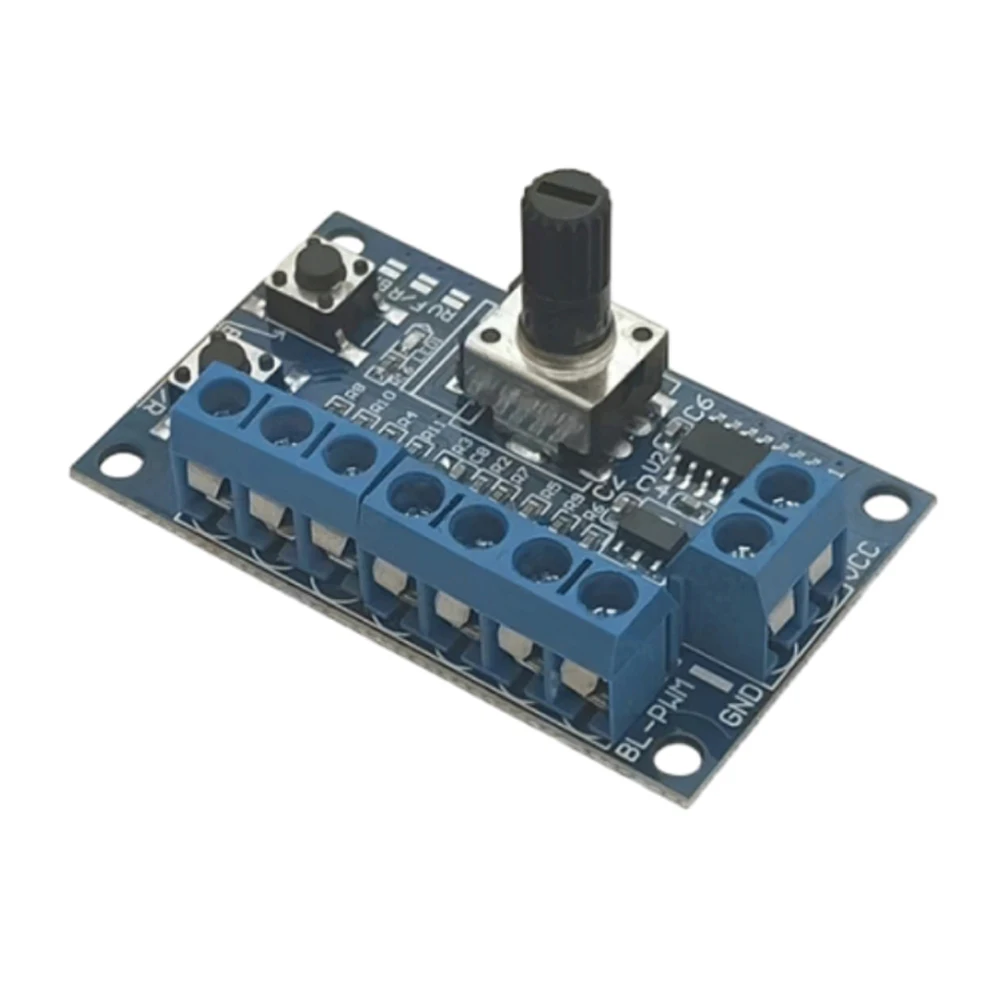 

DC5-28V PWM Brushless DC Motor Governor Stepless Motor Speed Controller Forward and Reverse Motor Regulator Fan Control Module