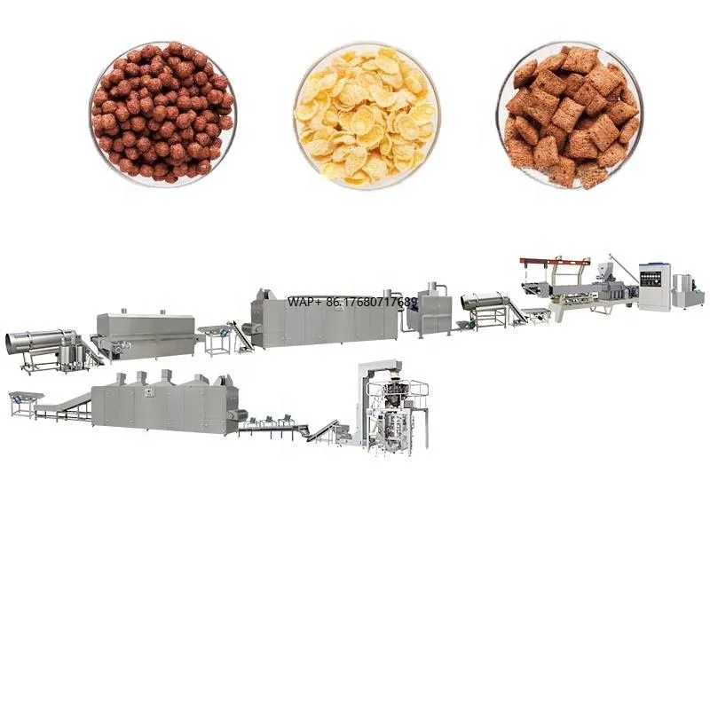 Advanced Corn Cocoa Ball and Puffed Chocolate Ball Production Line Puffing Extruder Machine