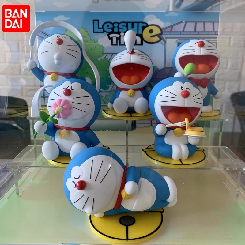 

Blind Box Doraemon Leisure Time Series Cute Kawaii Action Figure Doll Collectible Toy Desktop Car Decoration Kid Birthday Gift