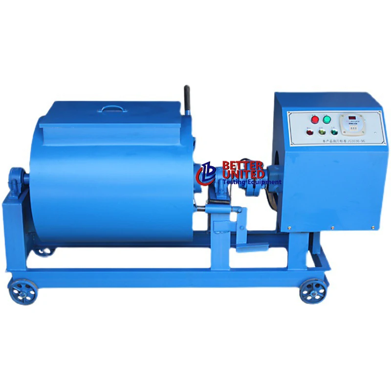 Electric Laboratory Single Horizontal Shaft Concrete Mixer