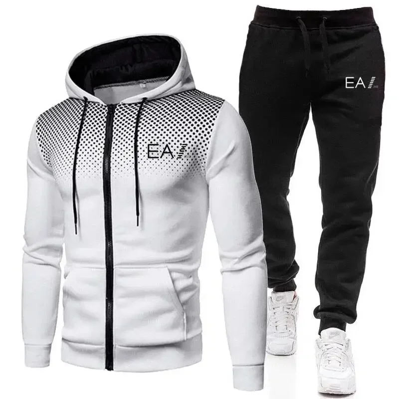 Nieuwe Lente en Herfst heren Sets Hoodies + Broek Harajuku Sport Past Casual Sweatshirts Trainingspak Merk Sportkleding 2 delige Set