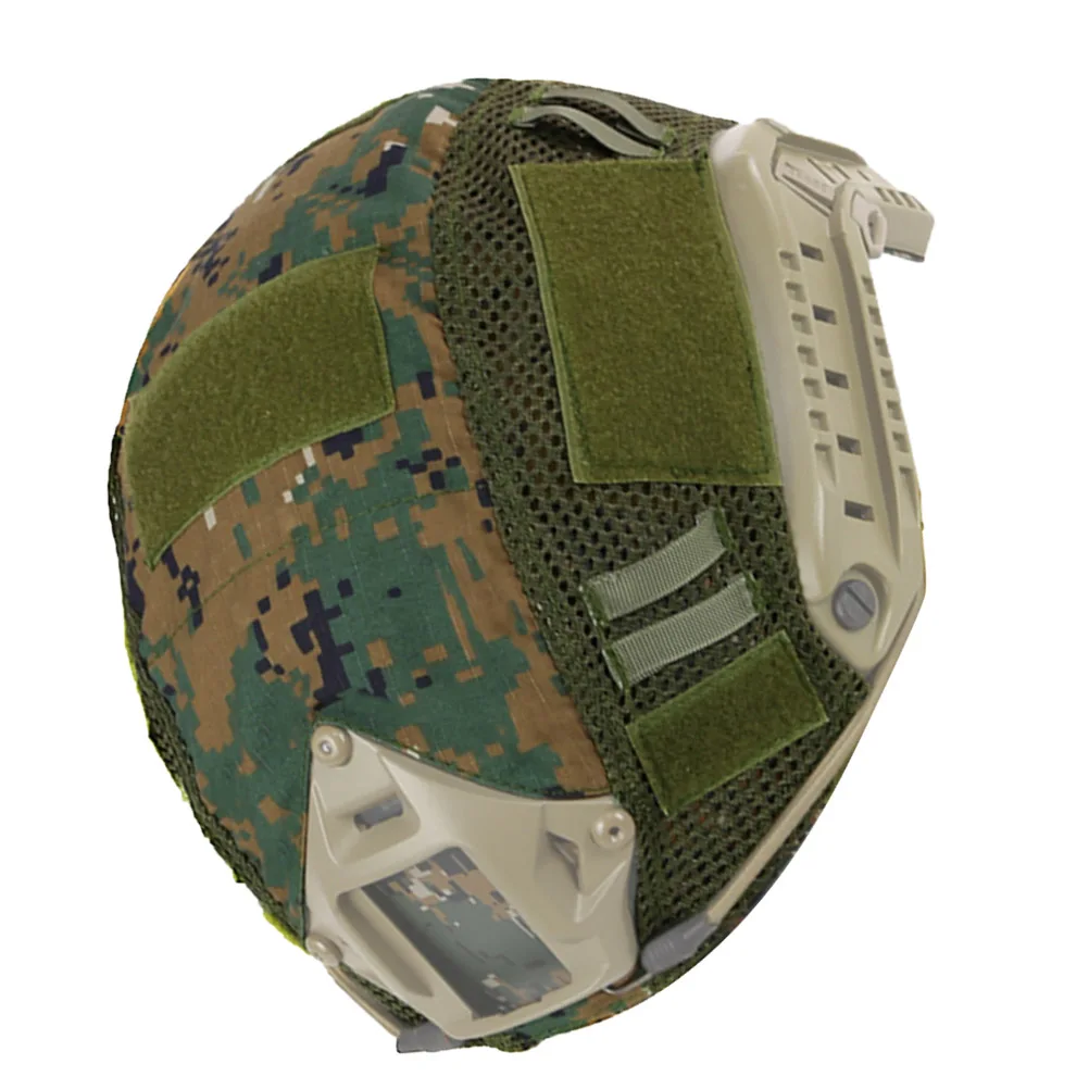 

Camouflage Cover Military Style Protective Head Cover Wear Resistant Stable Buckle Outdoor Adventure Hiking