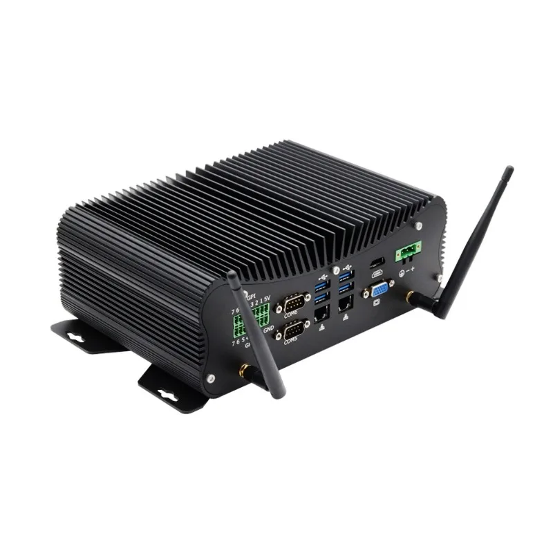 

i5i7-1165G7 fanless industrial computer embedded dual network port 6 serial port computer host