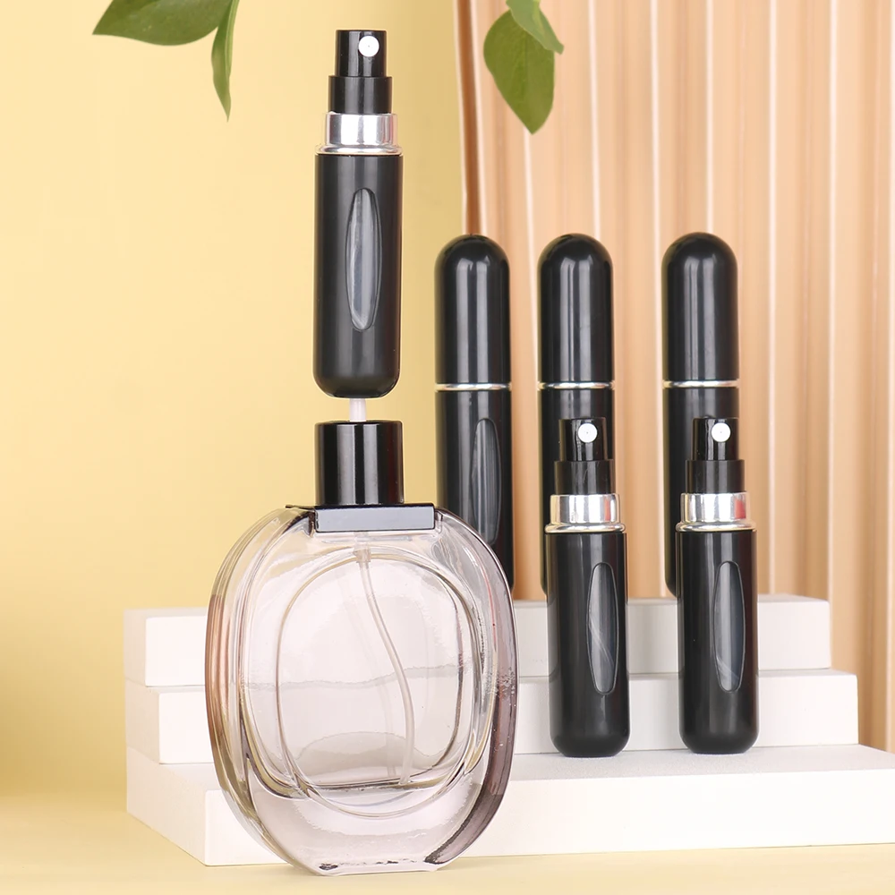 Batch 5/10/20/50 pieces 5ml lightweight plastic perfume bottle disposable sample trial spray perfume bottle