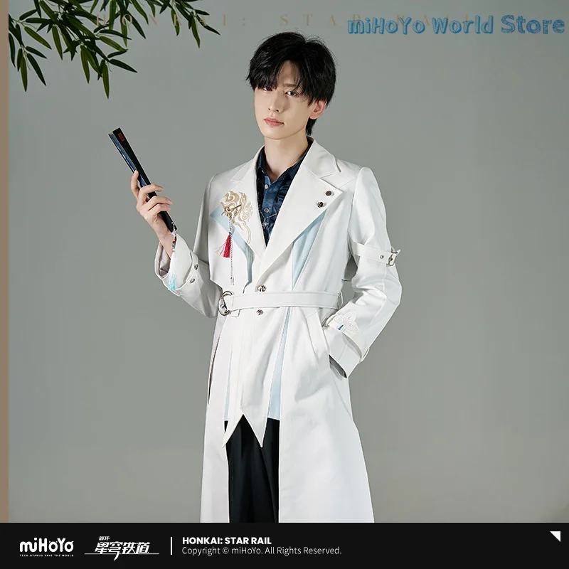 [Originale] Feixiao Cappotto MiHoYo Honkai Star Rail Giacca a vento Feixiao Tema Impressione Serie Cappotto lungo Costume Doujin Cosplay