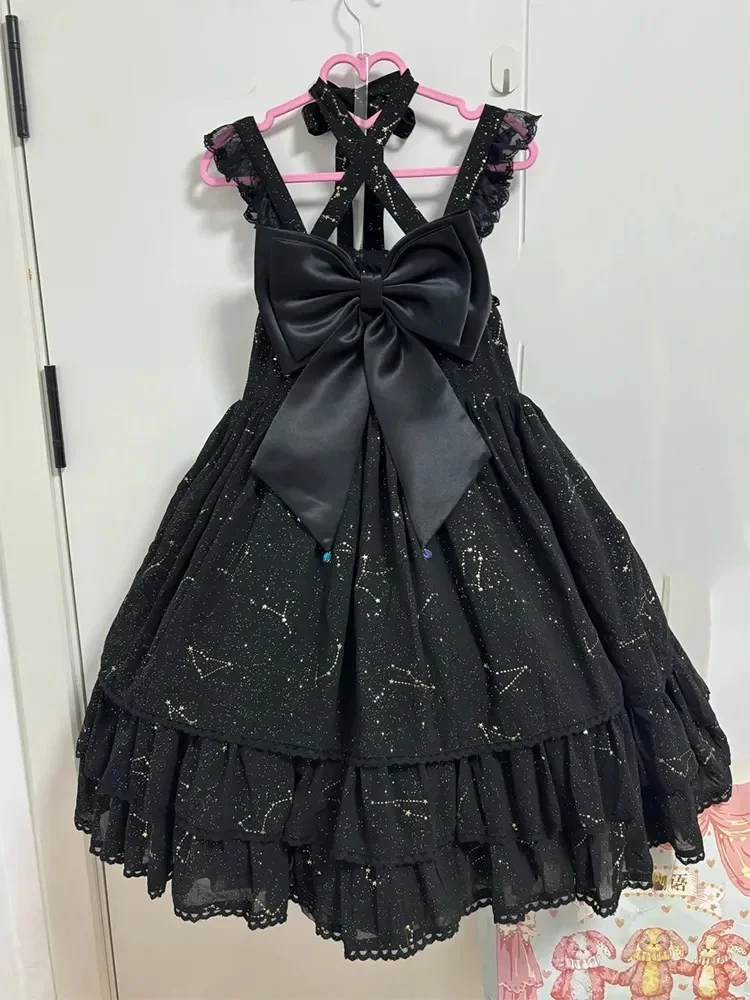 

Новая женская летняя юбка A-силуэта в японском стиле Sweet Lolita 2025 года, с оригинальным дизайном, из полиэстера