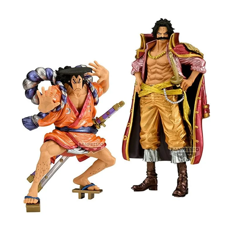 

Подарок Bandai Banpresto KOA Art King One Piece Gol D Roger Kozuki Oden Периферийные украшения Модный подарок на день рождения Аниме Фигурка
