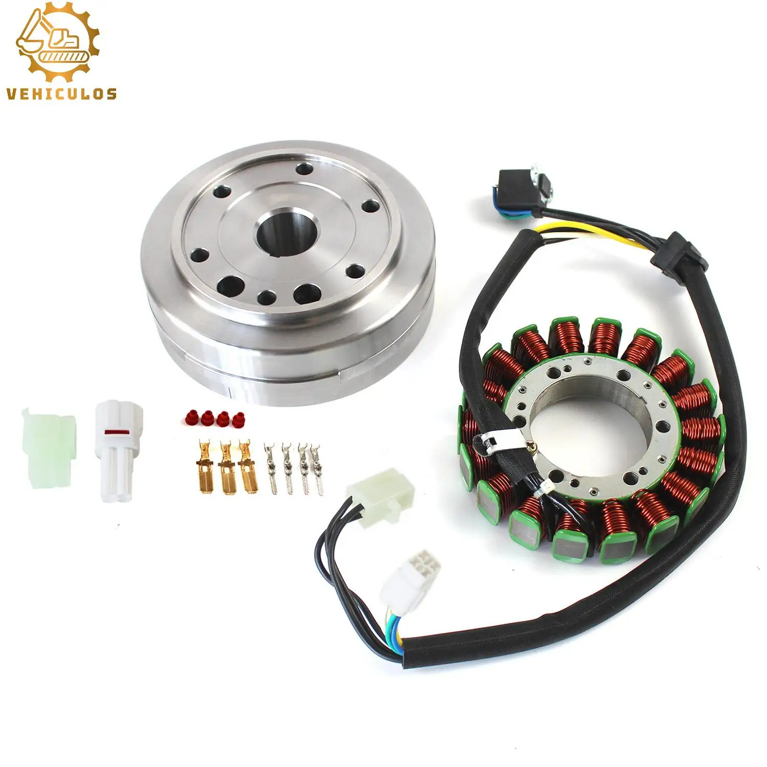 

32102-38F01 32102-38F00 Flywheel Rotor Stator Kit For Suzuki Arctic Cat 400 Eiger 4x4 Auto LTA400 LTF400 Eiger 3430-054 3430-071