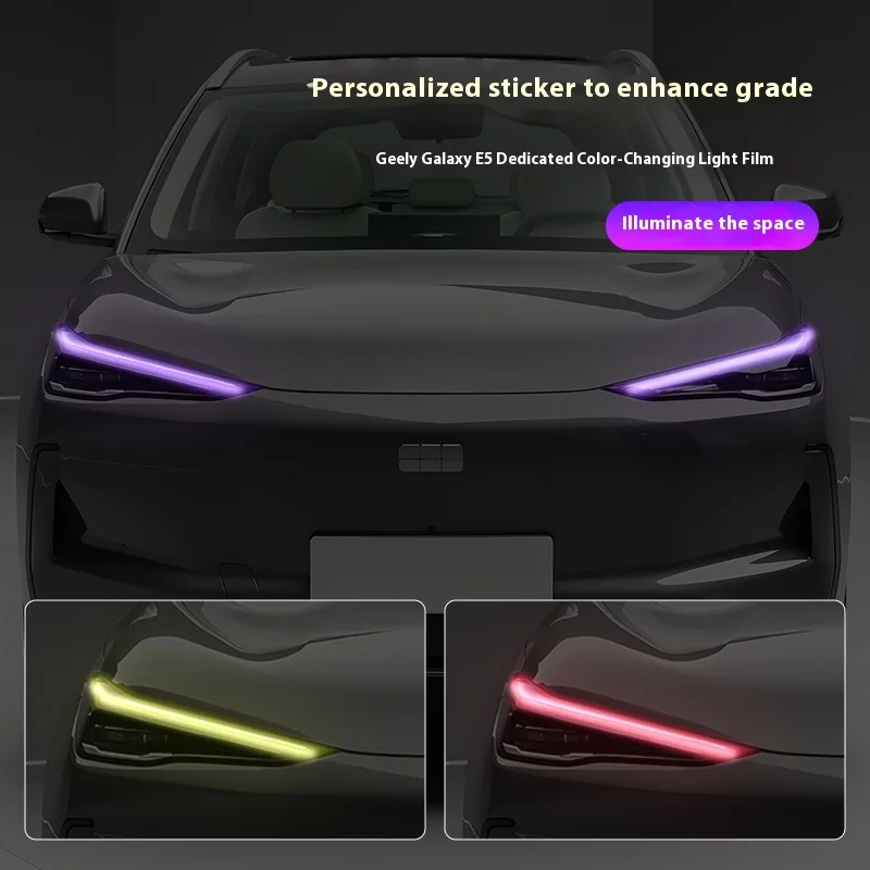 filme-vinilico-para-mudanca-de-cor-de-farol-e-drl-para-geely-galaxy-e5-2025-modificacao-e-decoracao-de-luzes-de-circulacao-diurna