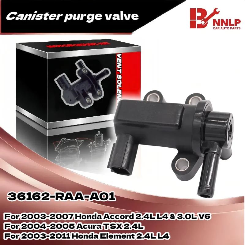 

Vapor Canister Purge Solenoid Valve for Honda Element 03-11 Replacement 36162-RAA-A01 36162RAAA01