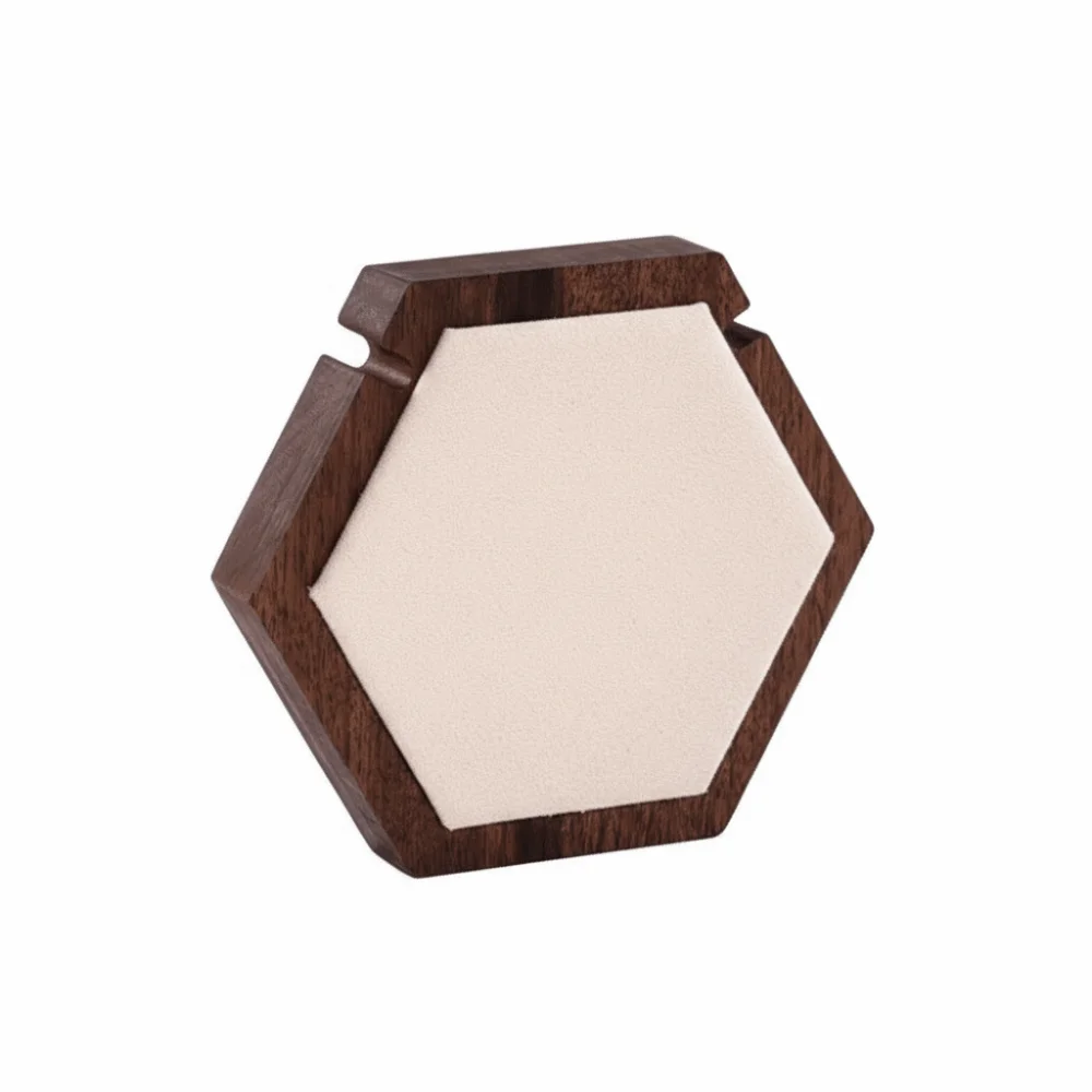 Elegant Space-Saving Pendant Holder Vintage Easy Assembly Jewelry Stand Wood Smooth Wood Jewelry Holder Showcase