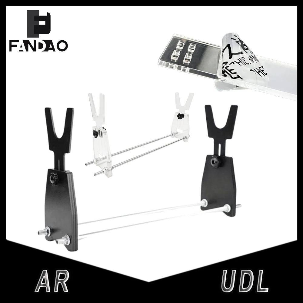 

Tactical Acrylic Rifle Gun Rack AR UDL Shotgun Display Stand Adjustable Extended nti-Tip Support for CS Hunting Airsoft Shooting