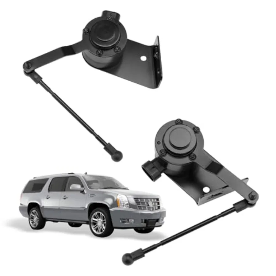 

Front Left and Right Air Suspension Ride Height Level Sensor Compatible with 2007-2014 GMC Yukon and Chevrolet Tahoe Avalanche