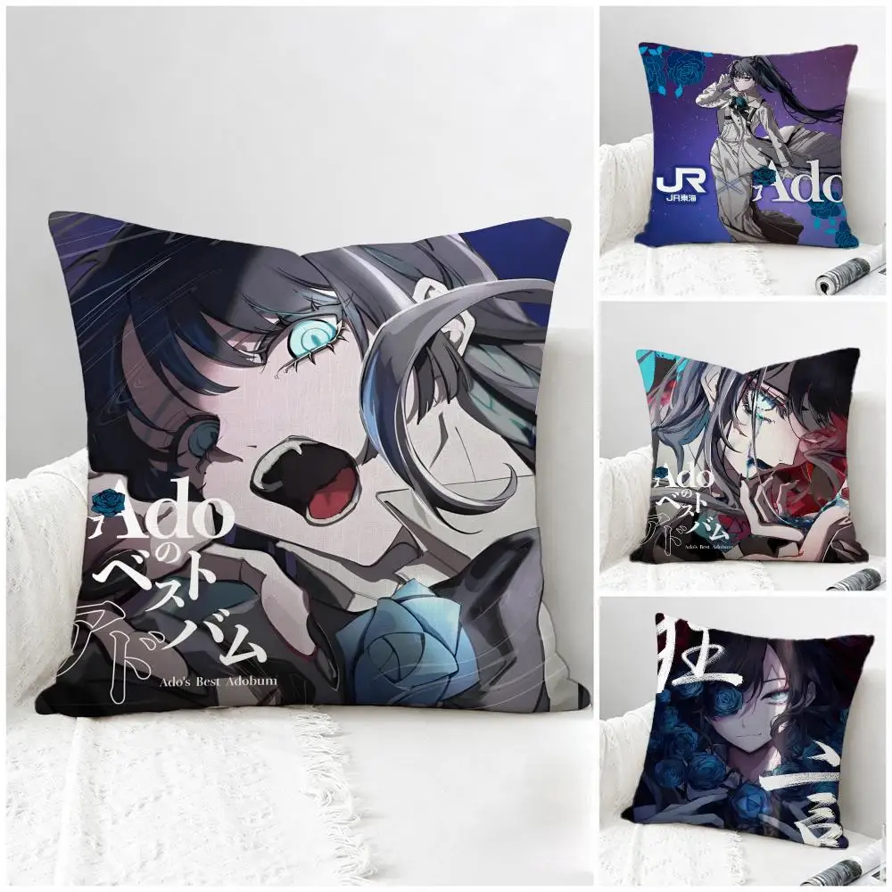 Singer Ado Kissenbezug-Set aus natürlichem Leinen, All-in-One-Dekoration für Sofa, Schlafzimmer & Stuhl
