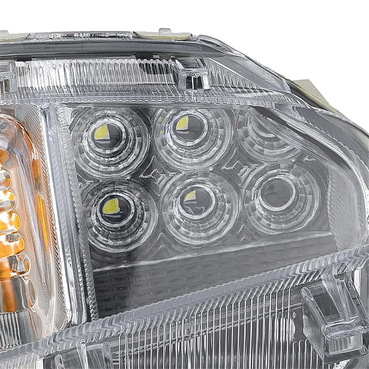 Right Front Fog Lamp LED Turn Signal Light W/Bulb 81511-47060 for Prius 2012-2015 Daytime Parking Lamp AmberWhite