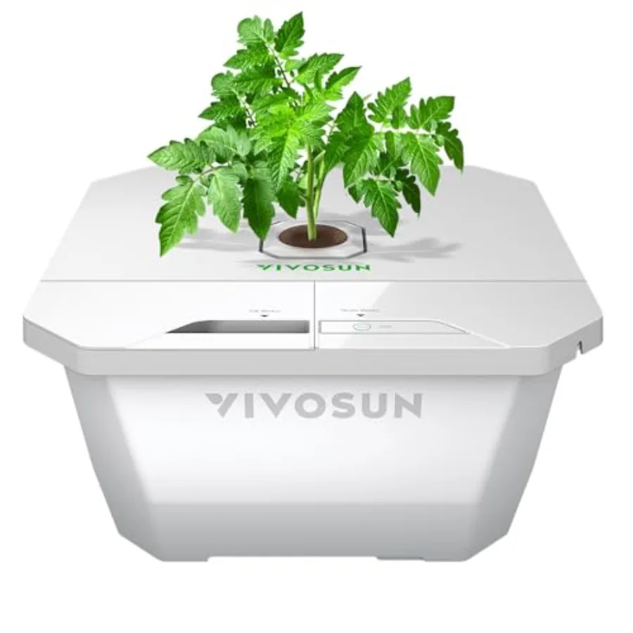 

VGrow DWC Hydroponics System Kit 4-Gallon with Air Stones Rapid Rooters for VGrow Smart Grow Box Only Not Compatible with E42A