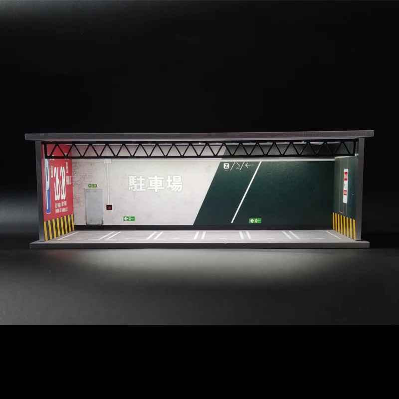 

Коллекционный бокс-парковка для моделей автомобилей 1/64: реквизит для фотосъемки и демонстрации миниатюрных металлических машинок