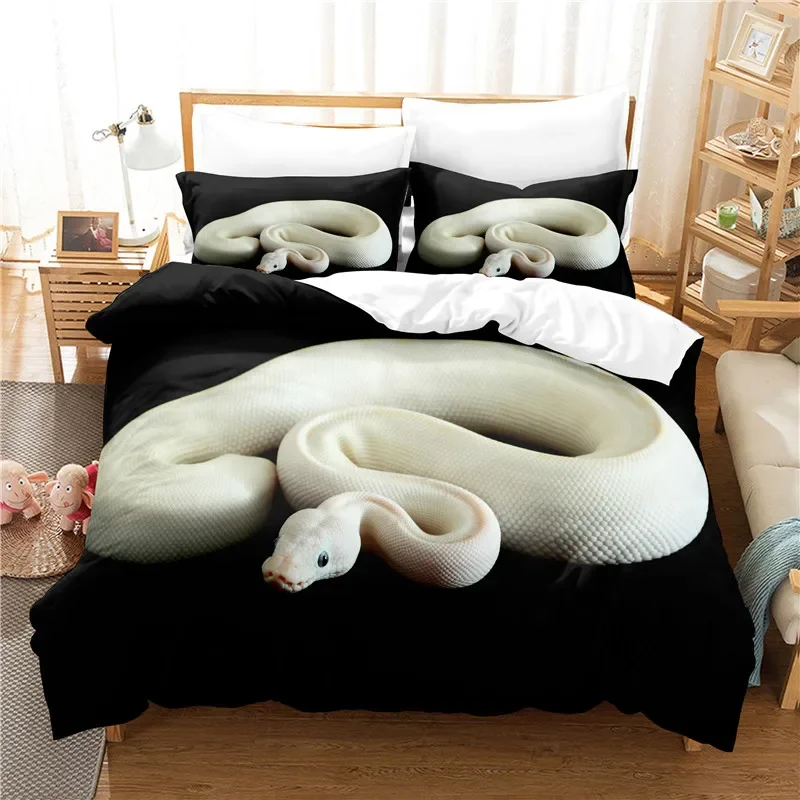 

Snake Bedding Set Duvet Cover Set 3d Bedding Digital Printing Bed Linen Queen Size Bedding Set Fashion Design