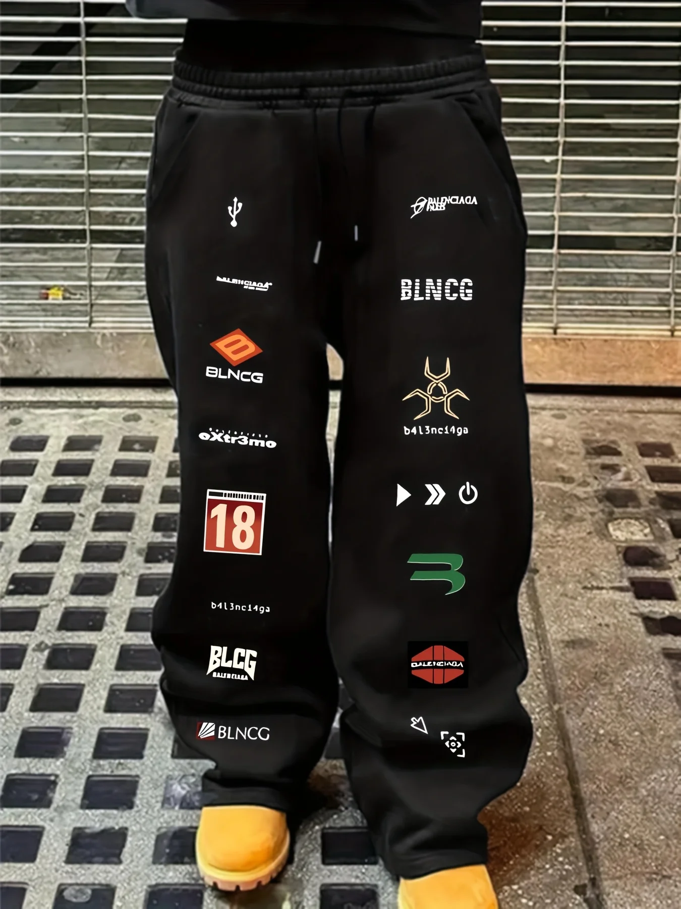 

Мужские повседневные спортивные брюки свободного кроя, спортивные брюки и повседневный уличный стиль на осень и зиму