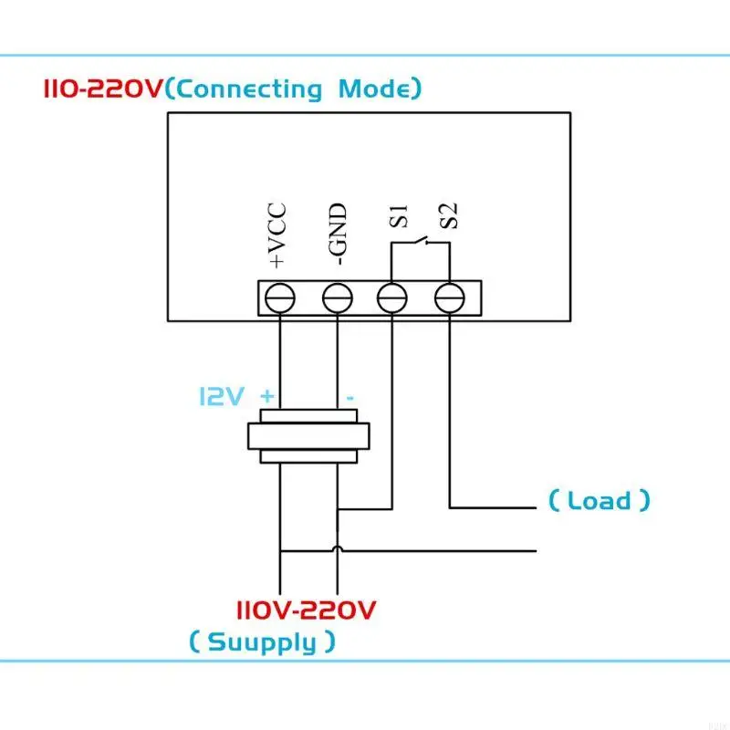 02DC W3230 110V 220V Pengendali LED Kontrol Regulator Termostat untuk Kulkas Tangki Air Freezer Domestik