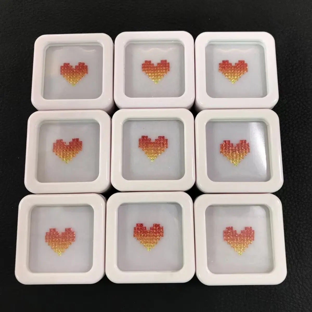 

Square Shape Princess Cut Lab Grown Sapphire Rainbow Gradient Color Bright Luxury Loose Gemstones For Jewelry Making