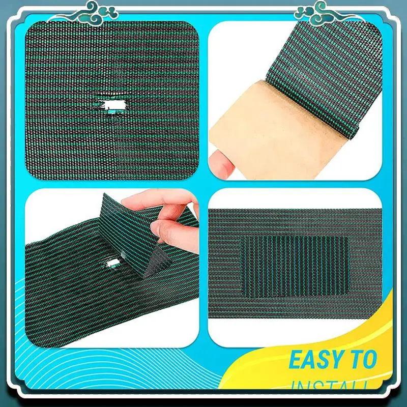 

6Pcs Pool Patch Repair Kit, Pool Cover Patch 12 X 8Inch Self Adhesive, Swimming Pool Patch Repair Kit Spare Parts Accessories