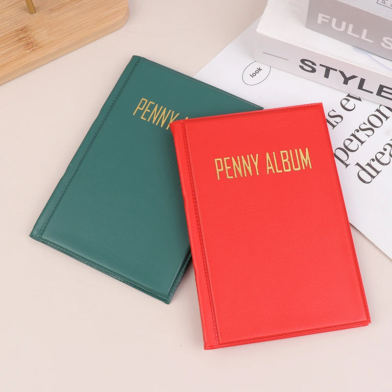 Sezione Album di raccolta monete Sofisticato opzione di archiviazione di monete e francobolli in PVC Penny Organizer Display Supplies