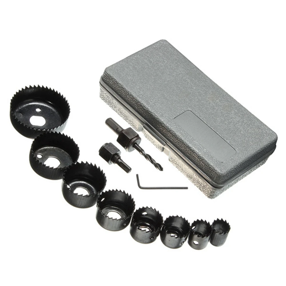 11Pcs Gatzaag Snijden Set Kit Boren Tool Hout Metaal Cutter Opspandoorns Zagen Core Boren Houtbewerking