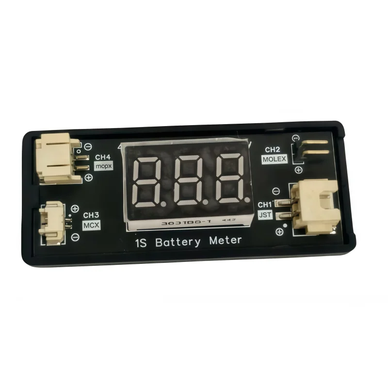 1pc Hot-selling 1S Battery Meter  FPV 1S Lithium Battery Power Tester 1S Electric Display Life LiPo LiHv Unmanned Aerial Vehicle