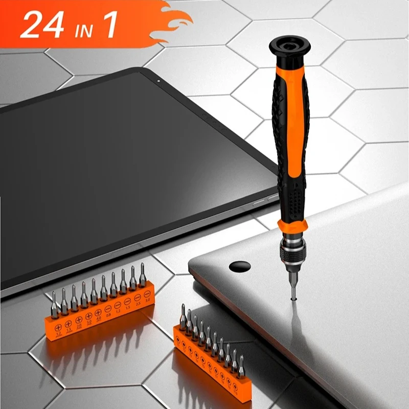 24 in 1 Precision Screwdriver Set Magnetic Phone Repair Tool Kit for Phone Laptop Watch Electronic Devices DIY Hand Tools Set