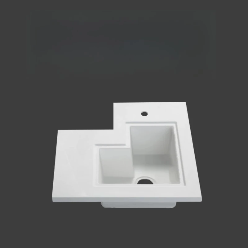 Balcon comptoir à linge lavabo intégré évier domestique significatif autre lavabo lavabo simple évier coin coupé
