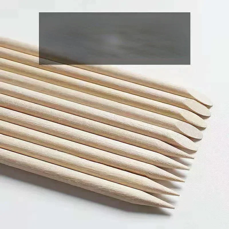 Wooden Cutin Stick, Cutin Removal Tool, Nail Fork, Nail Enhancement Tool 100 Pieces / Piece