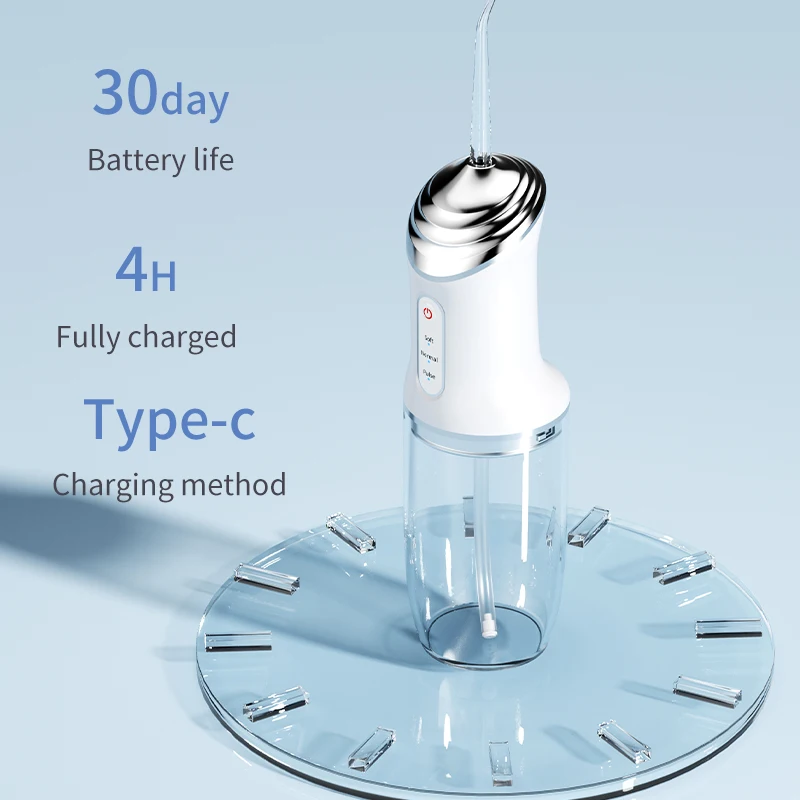 SoftAura 2026 New Portable Water Flosser Oral Irrigator USB Charging Wireless Teeth Cleaner for Home Travel Daily Dental Care