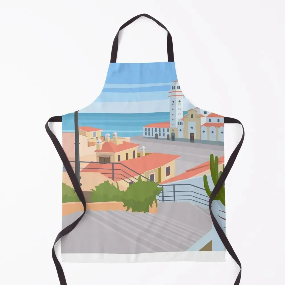

Tenerife, Candelaria - Canary Islands of Spain Apron For Woman Kitchen Supplies Apron