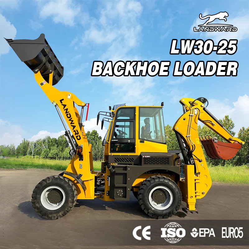 New Multipurpose Agricultural Digging And Carrying Tool 4×4×4 Mini Backhoe Loader Excavator Loader Price Best Selling Customized