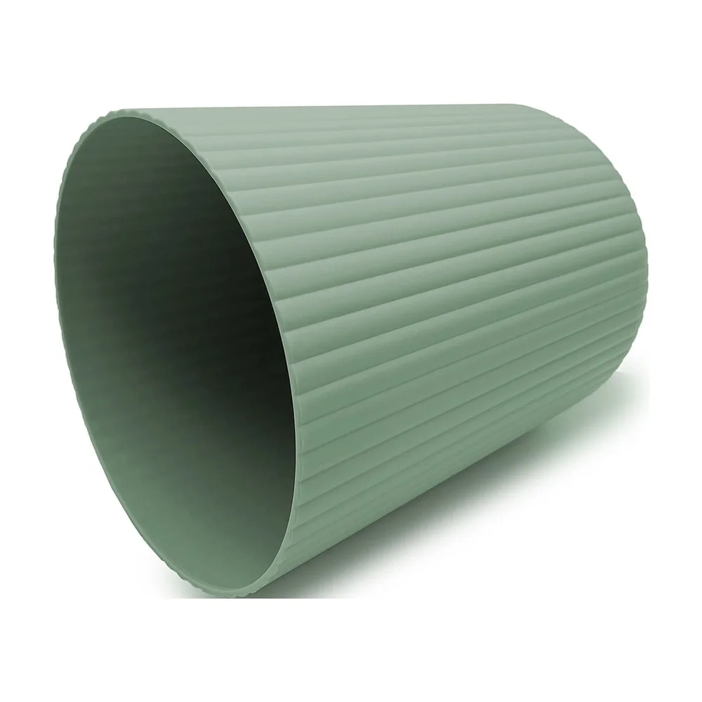 سلة مهملات بلاستيكية مضلعة سعة 64 جالون، متينة وسهلة التنظيف ومفتوحة من الأعلى، سلة مهملات مثالية للحمام الداخلي والمكتب وغرفة النوم #5