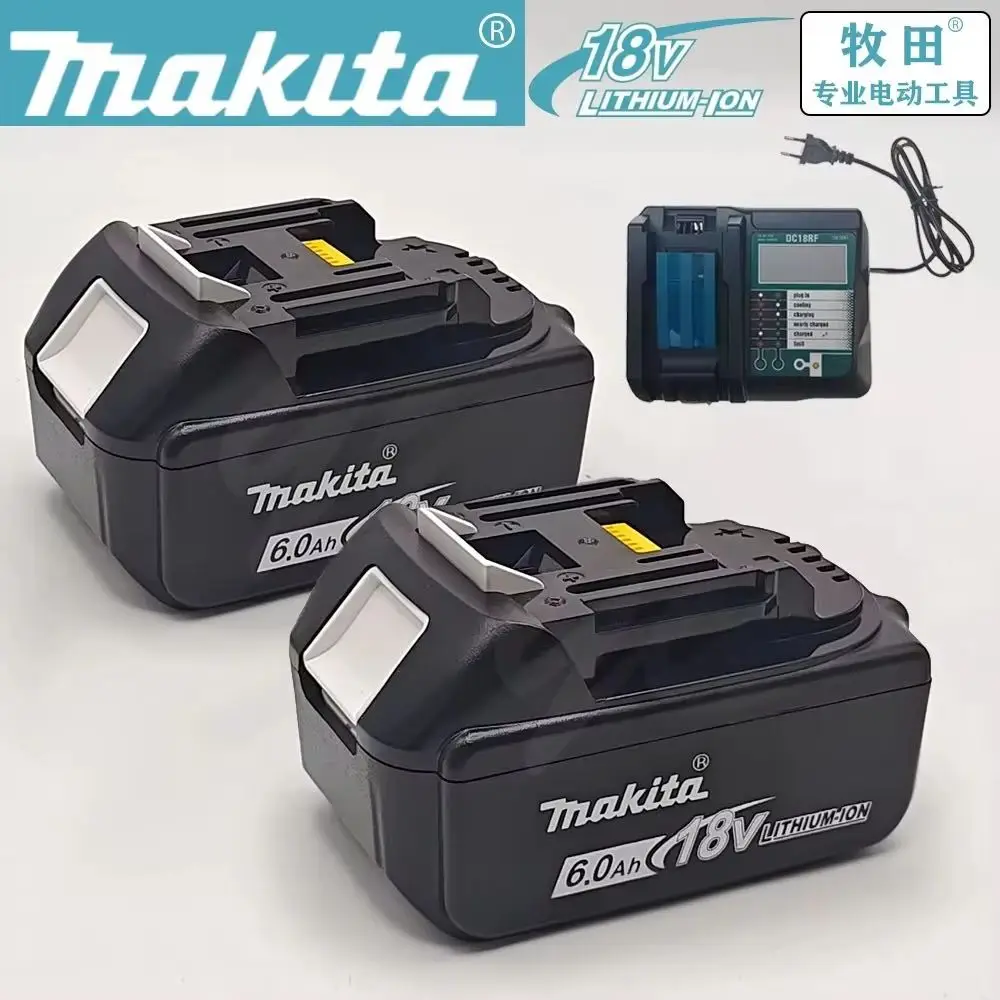 

Makita 18V Battery 6.0Ah BL1850B Lithium ion Genuine Makita 18V Battery BL1850 BL1860 BL1860B BL1840B