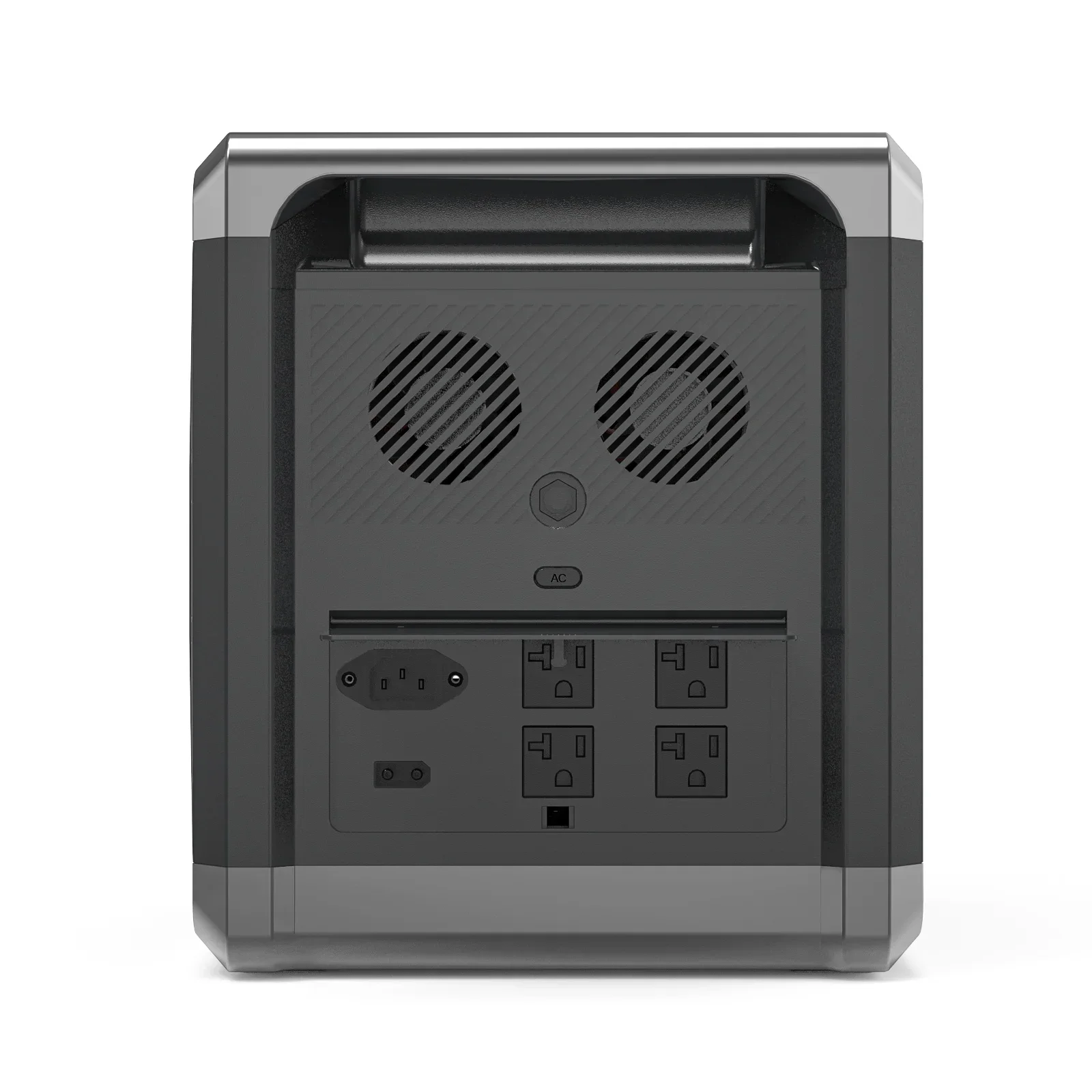 Kapasitas Ultra Besar 2400W Pembangkit Listrik Portabel Generator Surya Penyimpanan Energi Baterai LiFePO4 Paket Daya Besar Luar Ruangan