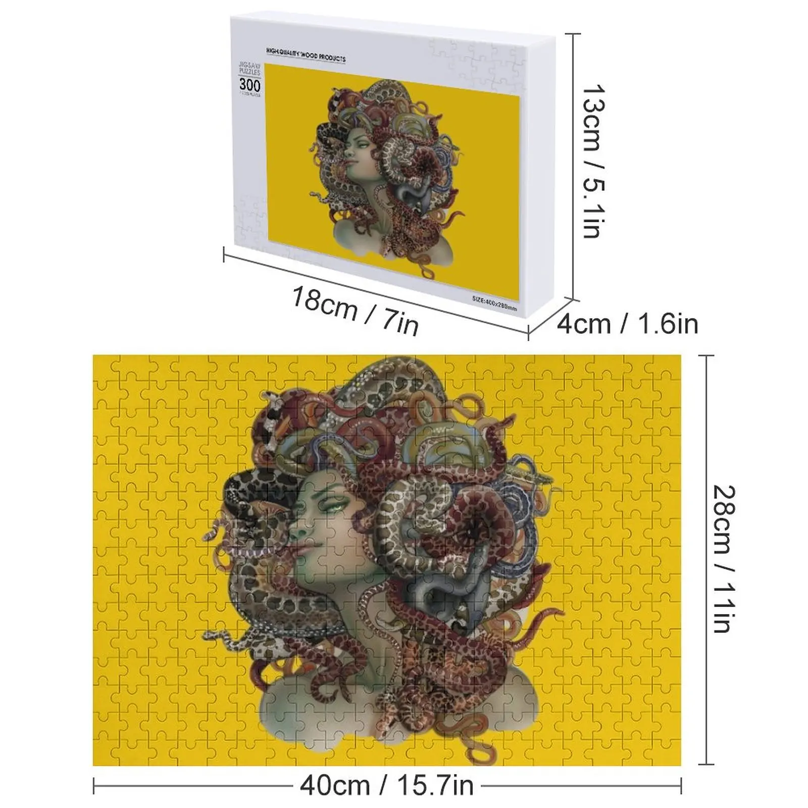 Medusa Jigsaw Puzzle Custom Kids Toy Game Children Personalised Jigsaw Puzzle