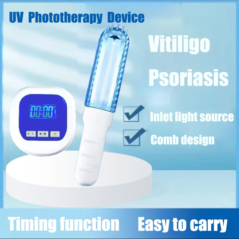 311nm UV Phototherapy Instrument UV Lamp Treatment for Vitiligo and Psoriasis UV Lamp Treatment for Vitiligo Skin