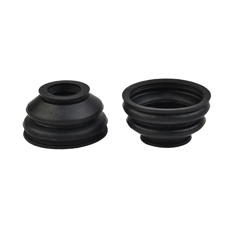 

2pcs Automobile Suspension Steering Ball Joint Rubber Dust Boot Cover Track Tie Turn Rods Ends Set Universal- Accessories