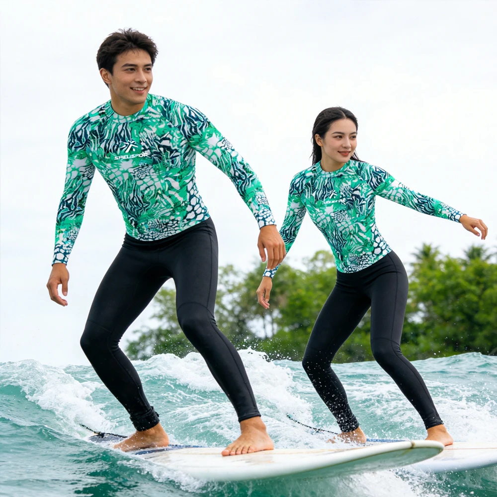 

Long Sleeve Men Women Rash Guard Sailing Top Wear Surfing Shirt High Quality Beach Swim Shirt for Water Sport Fishing Touring