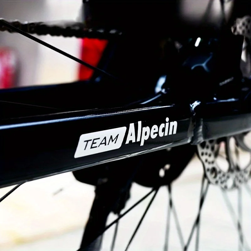 2PCS/SET Pro Cycling Team Logo Waterproof Vinyl Sticker for Bicycle Frame Fork Decor