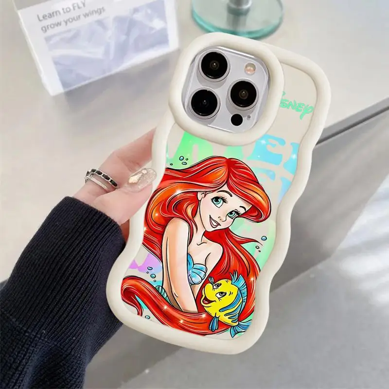 Disney Prinses Telefoonhoesje Voor Iphone 15Promax 14 Plus Se 13 Mini Xs Max 11 Pro 12 Pro 8 7 Xr Zachte Hoes